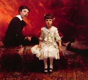 John Singer Sargent Portrait of Edouard and Marie Loise Pailleron oil painting reproduction